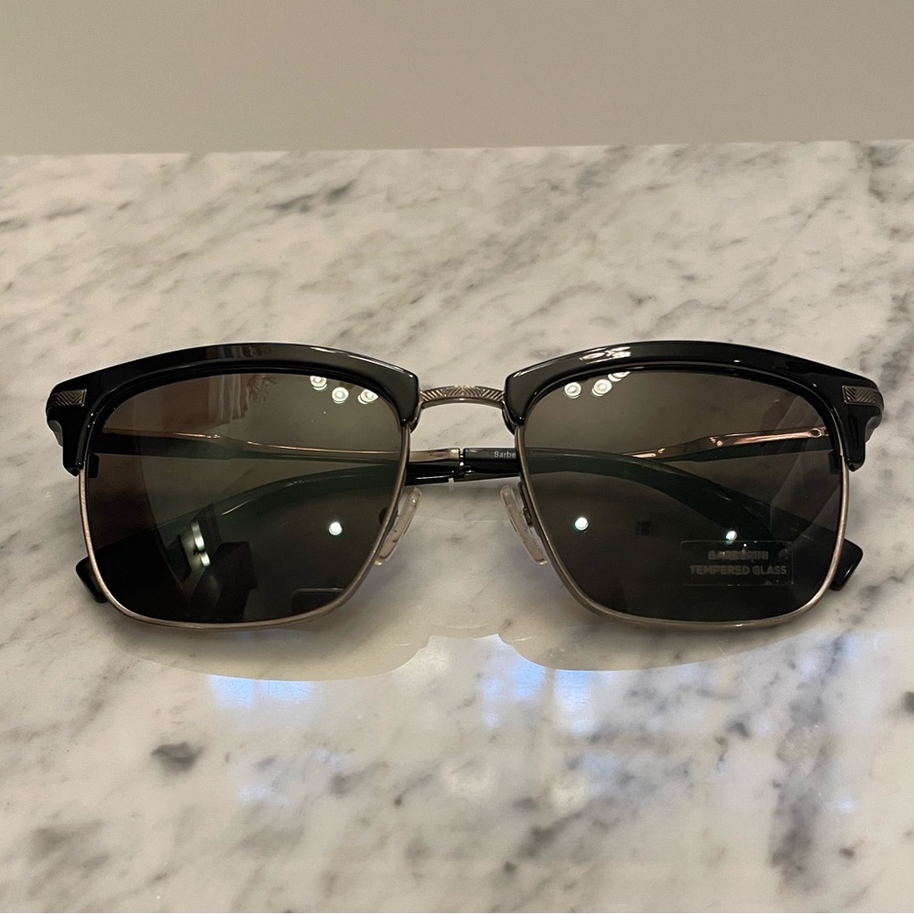 Zegna sunglasses, excellent condition, with case and tags.